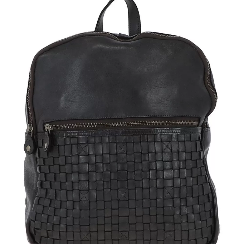 Women Ashwood Handbags Leather Vintage Wash Backpack: D-74