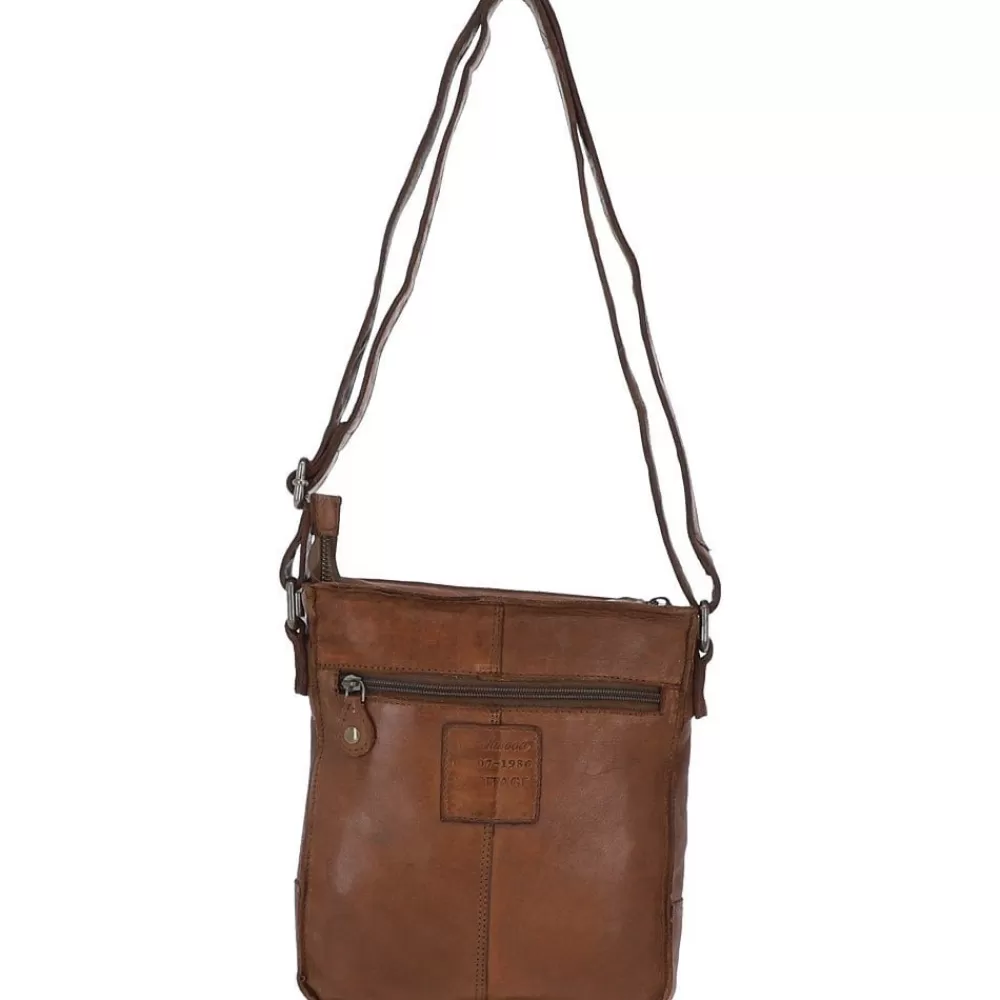 Women Ashwood Handbags Vintage Woven Leather Crossbody Bag: D-76