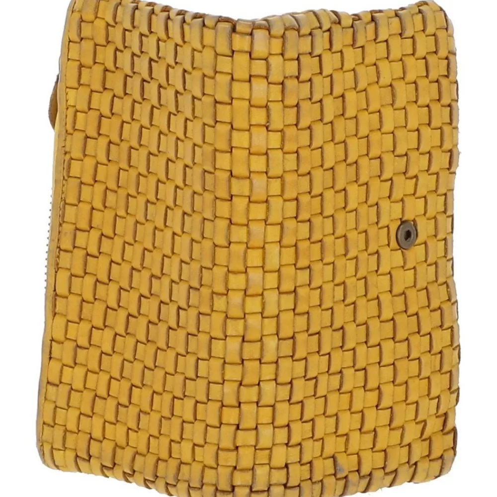 Women Ashwood Handbags Vintage Woven Leather Medium 18 Card Purse: D-83